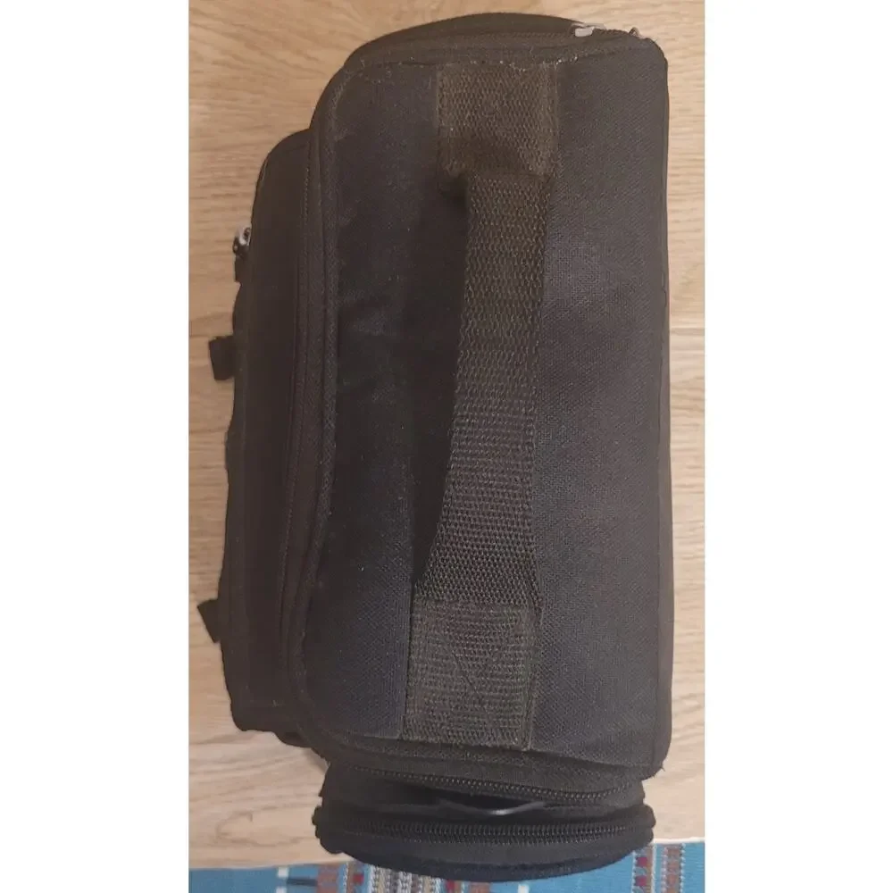 Samsonite Nylon Padded Crossbody Sporty Camera Bag 6 Pocket Black Pre-owned